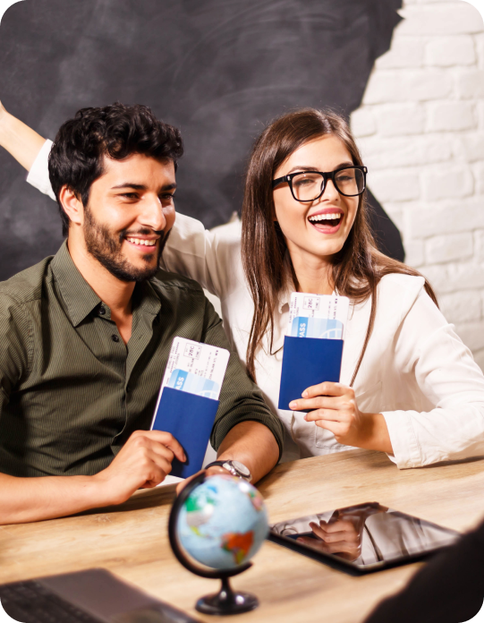 Students preparing for their international education journey